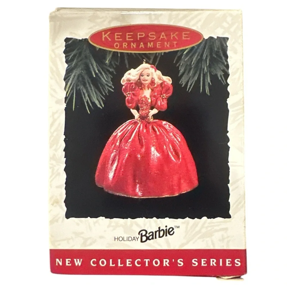 Assortment of Barbie ornaments